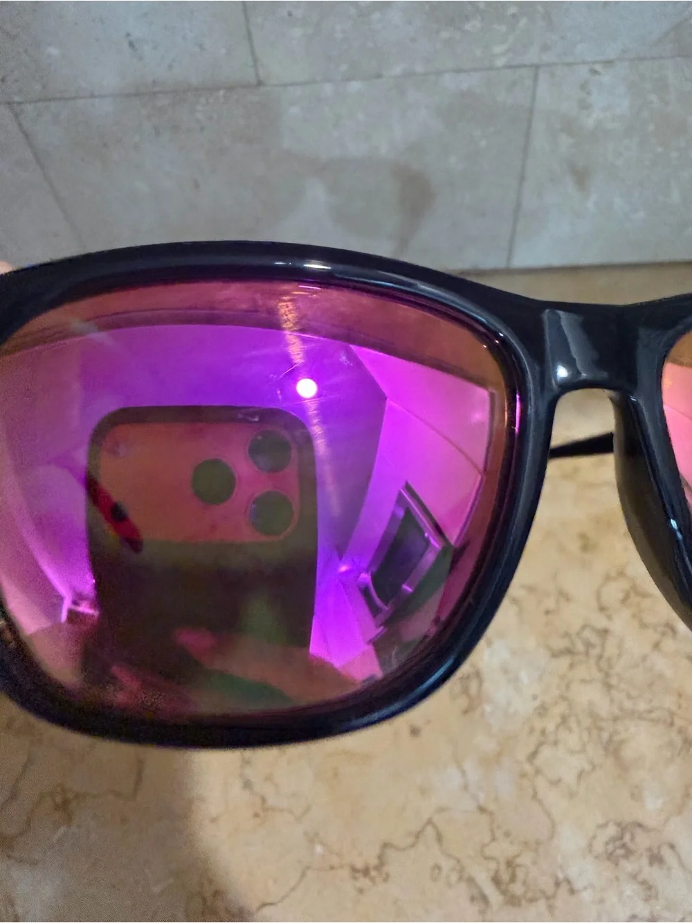 Merry’s Men's Polarized Sunglasses with Pink Mirror Lenses